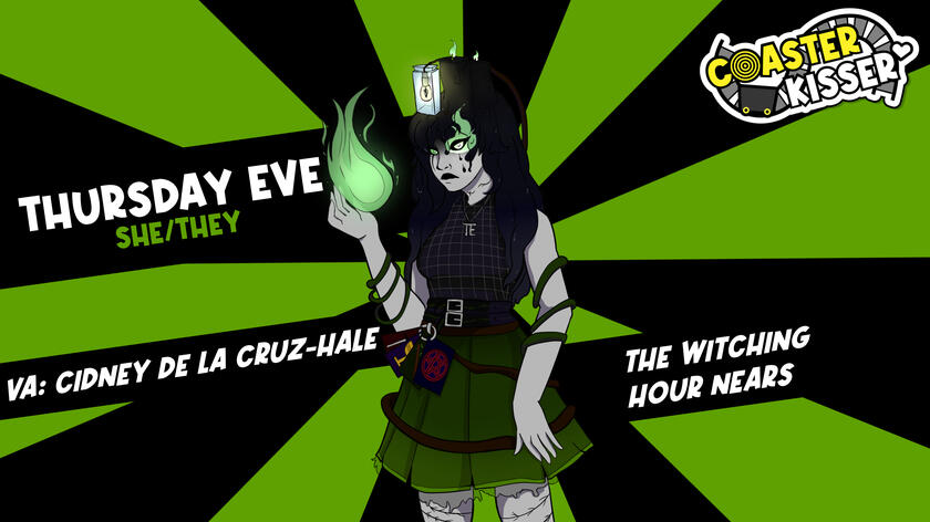 Thursday Eve she-they VA Cidney de la Cruz-Hale The witching hour nears