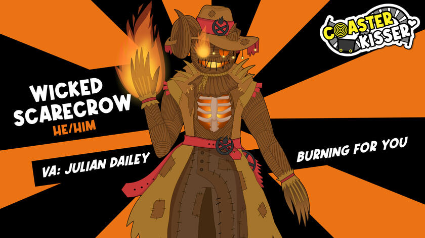 Wicked Scarecrow he-him VA Julian Dailey Burning for you
